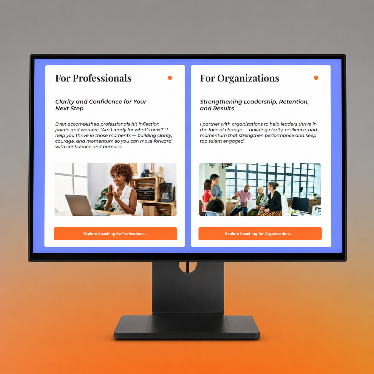 Next Spark coaching pathways for professionals and organizations